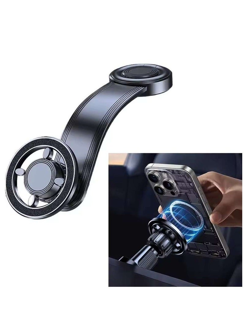 حامل هاتف مغناطيسي جديد للسيارة قابل للدوران 360 درجة، ذراع قابل للتعديل، مغناطيس قوي، حامل هاتف للسيارة، متوافق مع هواتف Macsafe - Image 2